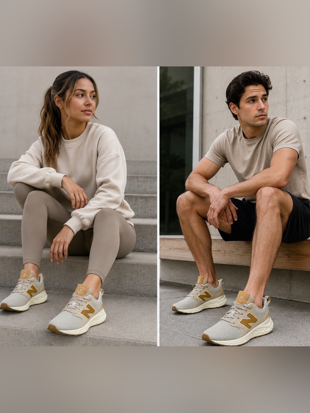 New Balance Fresh Foam SPT Sneakers Beige Tan Men’s 9.5 / Women’s 11